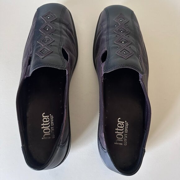 Hotter Comfort Concept Calypso Navy & Purple - Picture 6 of 7